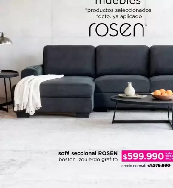 Rosen - Sofá Seccional