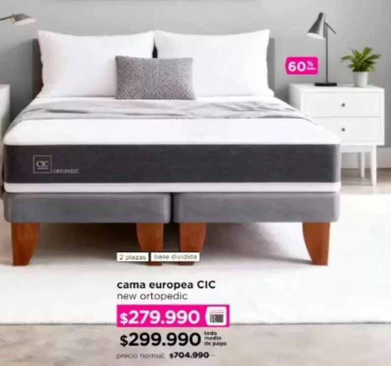 Cic - Cama Europea New Ortopedic