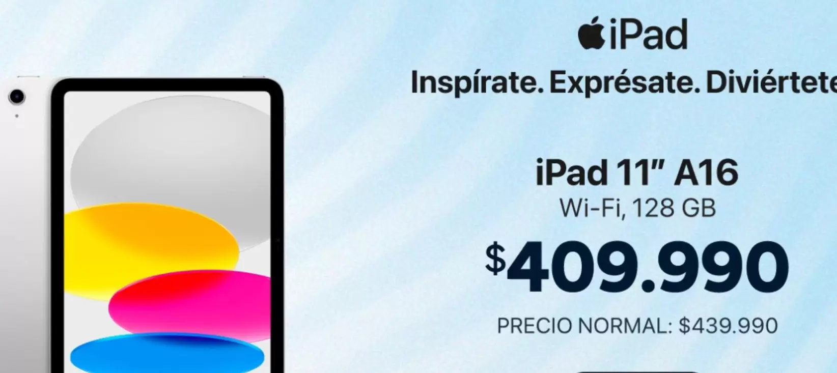 Ipad 11" A16 Wi-fi 128 Gb