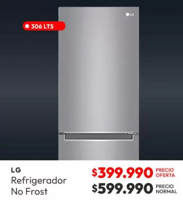 LG - Refrigerador No Frost