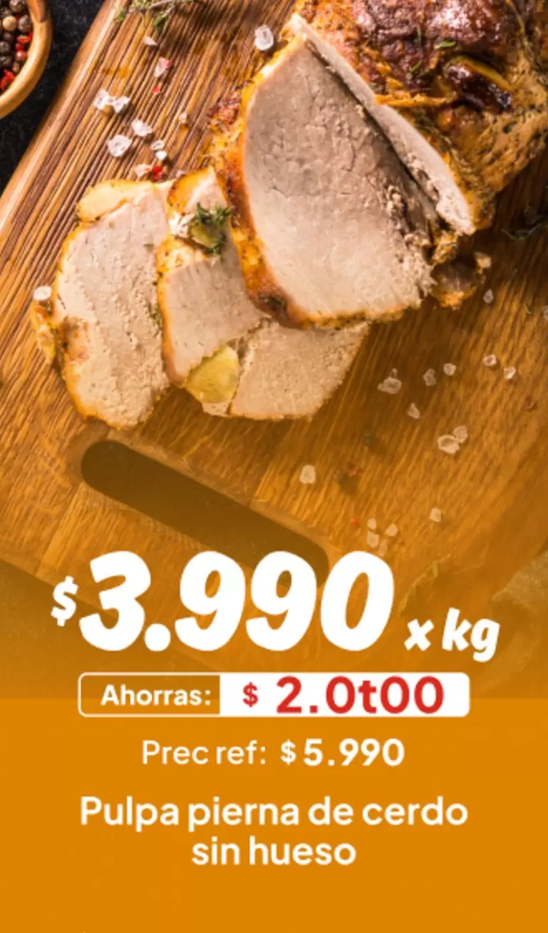 Pulpa Pierna De Cerdo Sin Hueso