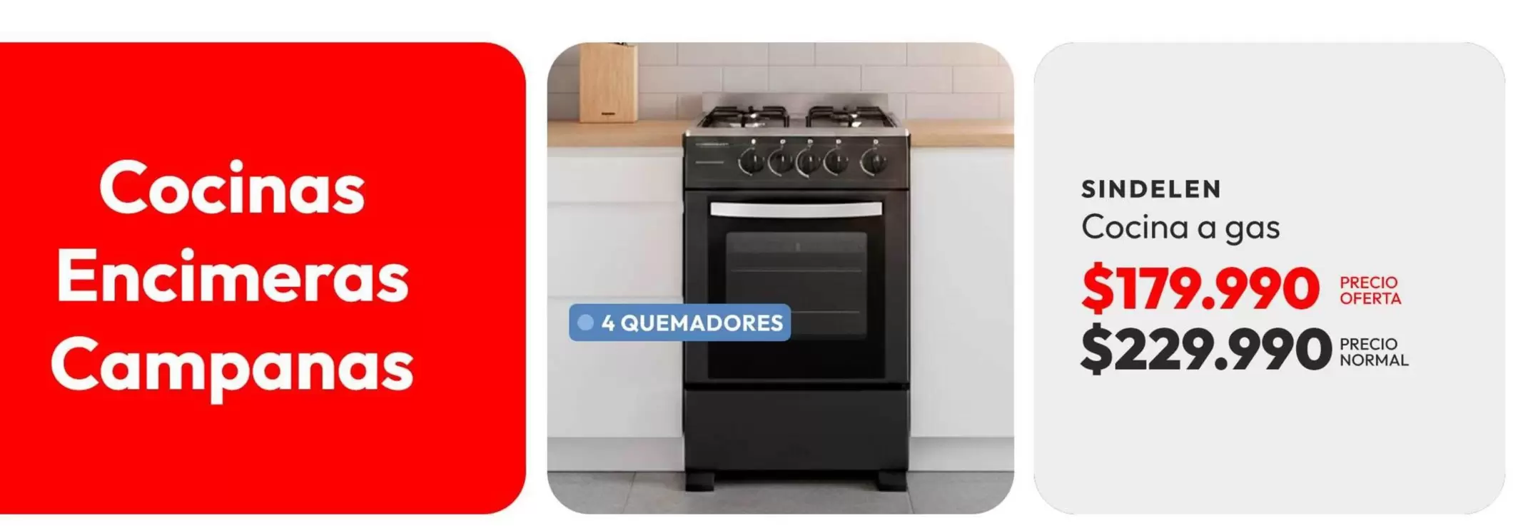 Sindelen - Cocina A Gas