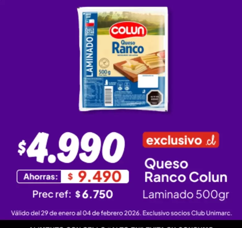 Colun - Queso Ranco