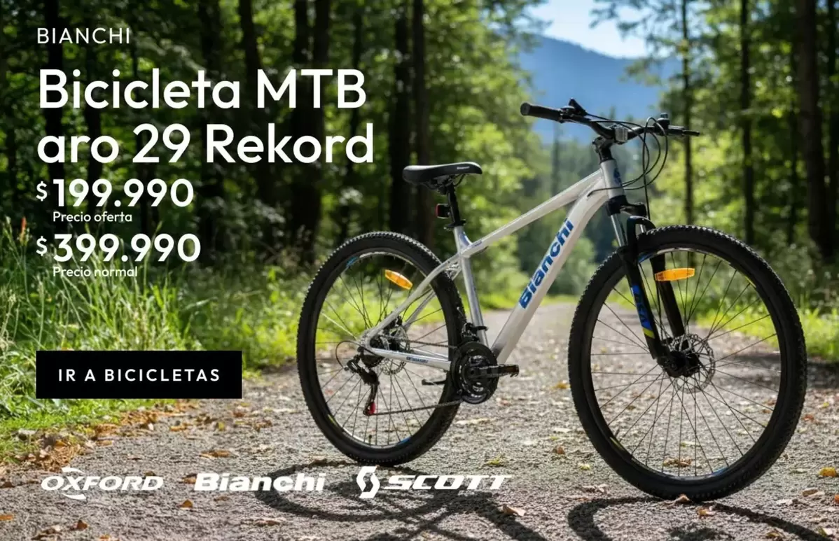 Bianchi - Bicicleta Mtb Aro 29 Rekord