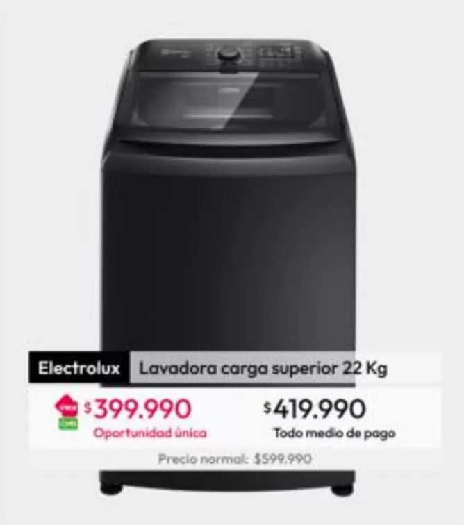 Electrolux - Lavadora Carga Superior