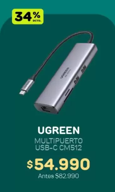 Ugreen Multipuerto Usb-c Cm512
