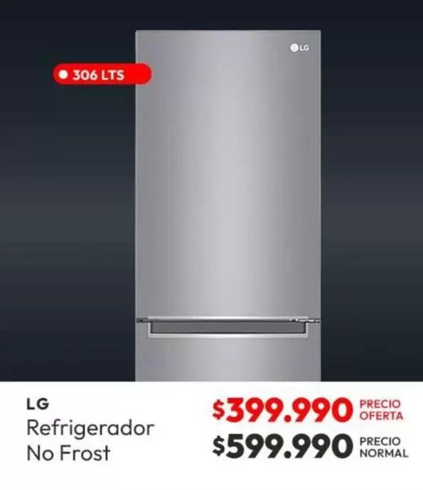 LG - Refrigerador No Frost