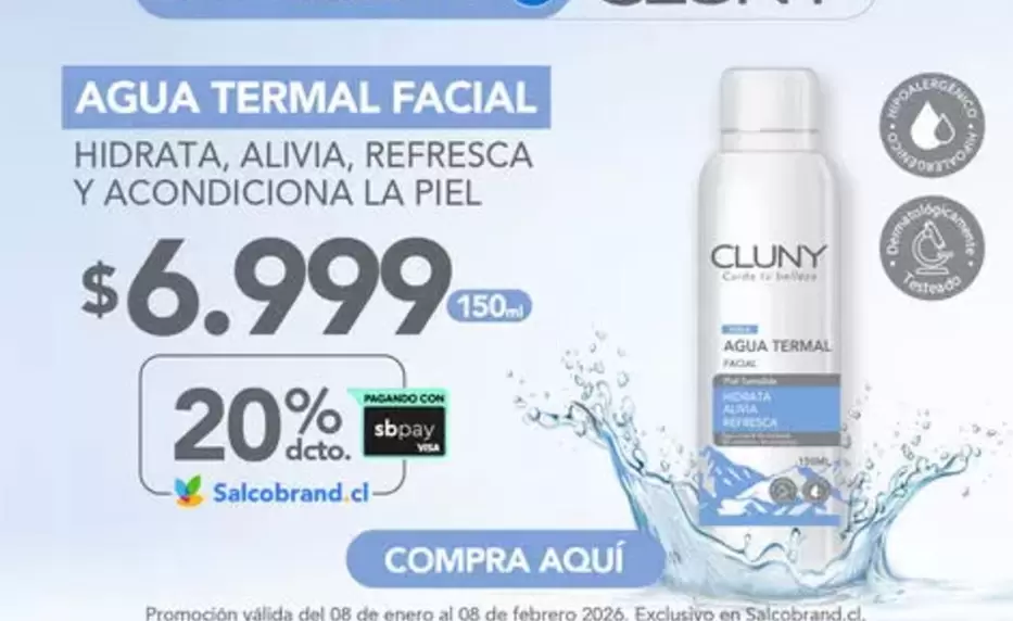 Cluny - Agua Termal Facial