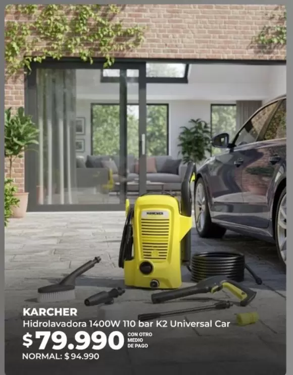 Karcher - Hidrolavadora 1400W 110 bar K2 Universal Car