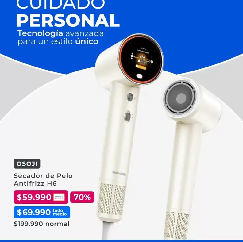 Personal - Secador De Pelo Antifrizz H6