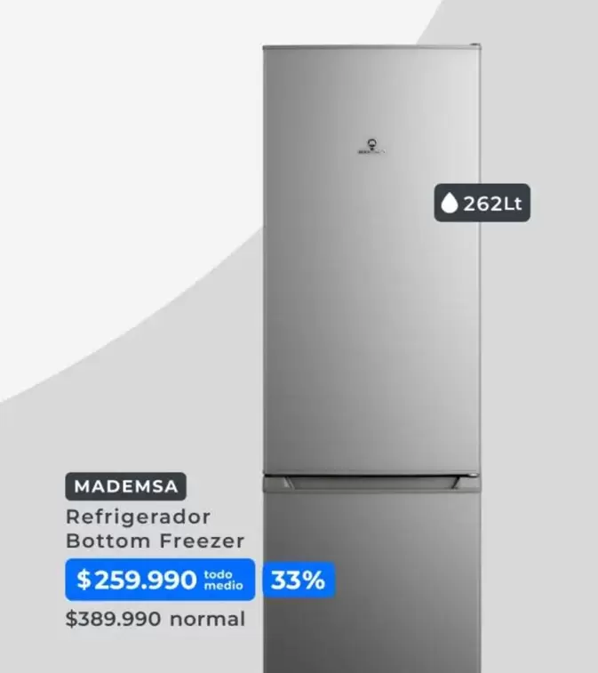 Mademsa - Refrigerador Freezer