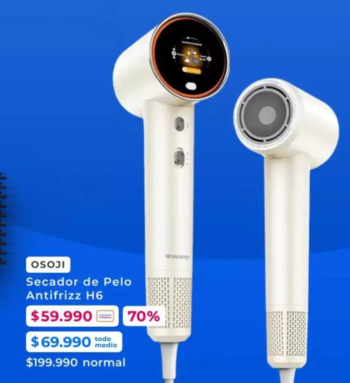 Secador De Pelo Antifrizz H6