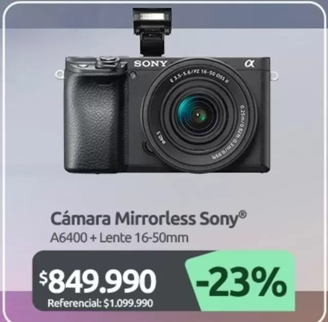 SONY - cámara Mirrorless