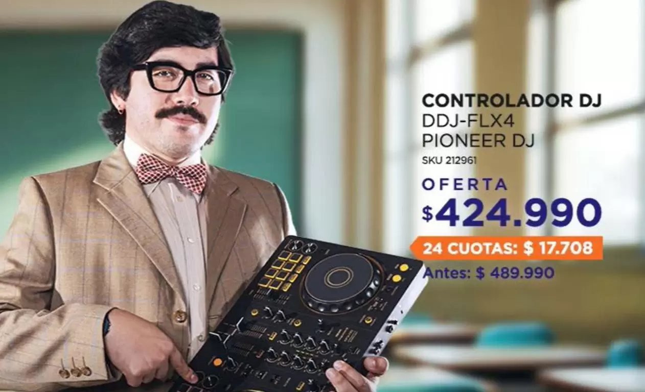 Pioneer - Controlador Dj DjJ-FLX4  Dj