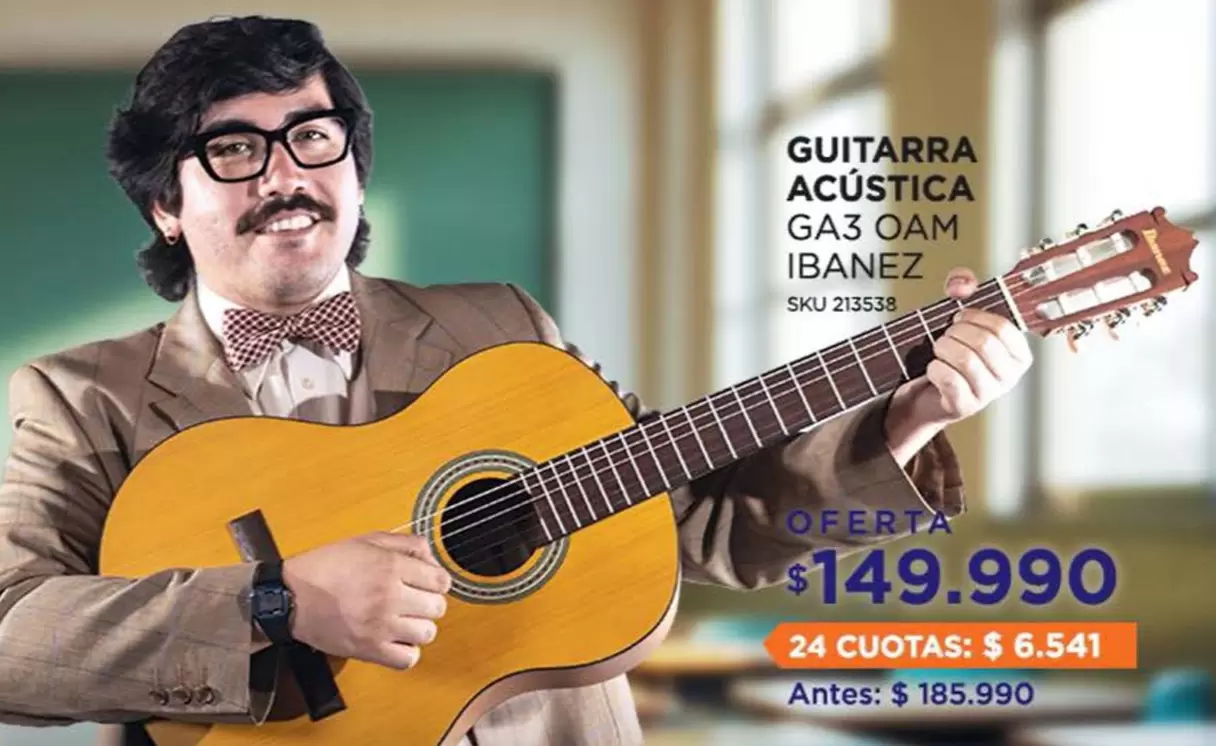 Guitarra Acústica Ga3 Oam
