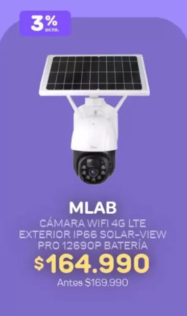 Camara Wif 4g Lte Exterior P66 Solar-view Pro 12690p Bateria
