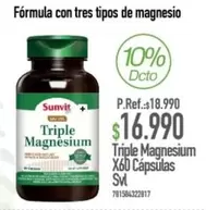 Fórmula Con Tres Tipos De Magnesio