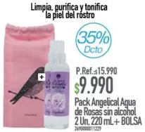 Pack Angelical Agua De Rosas Sin Alcohol