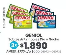 Geniol - Sobres Antigripales Dia O Noche