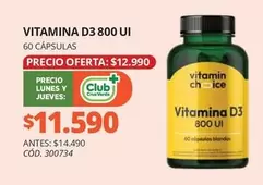 Club - Vitamina D3 800ui