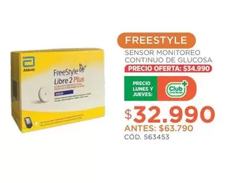 FreeStyle - Sensor Monitoreo Continuo De Glucosa