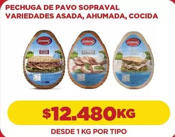 Sopraval - Pechuga De Pavo  Ahumada