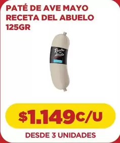 Abuelo - Pate De Ave Mayo Receta Del