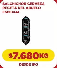 Receta del Abuelo - Salchichon Cerveza Especial