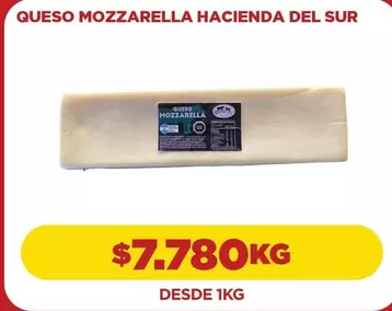 Queso Mozzarella Hacienda Del Sur
