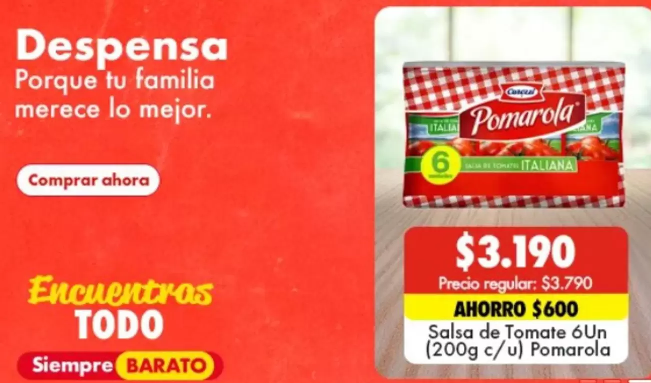 Pomarola - Salsa De Tomate 6 Un