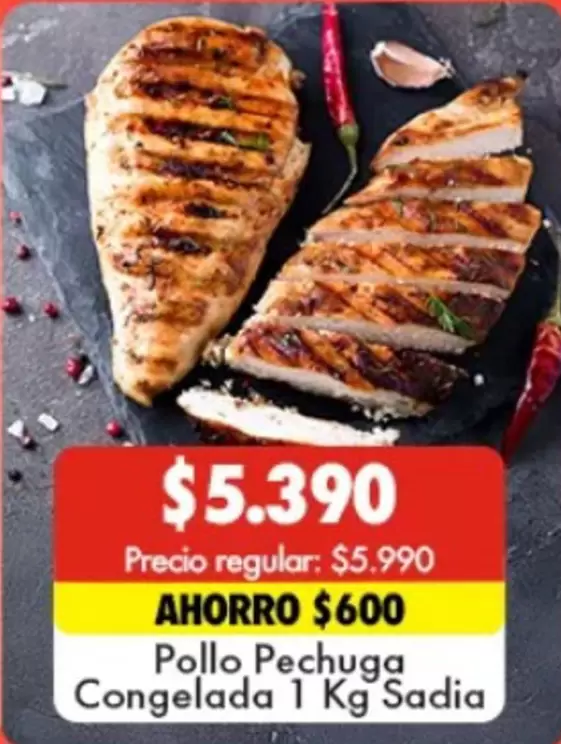 Sadia - Pollo Pechuga Congelada 1 Kg