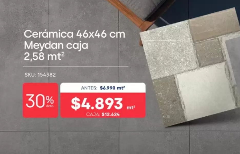 Ceramica 46x46 Cm Meydan Caja