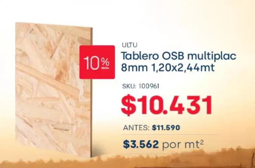 Tablero Osb Multiplac