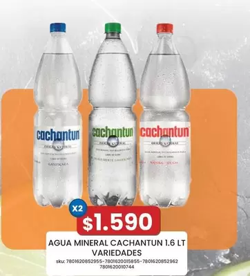 Cachantun - Agua Mineral 1.6 Lt