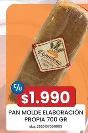 Pan Molde Propia