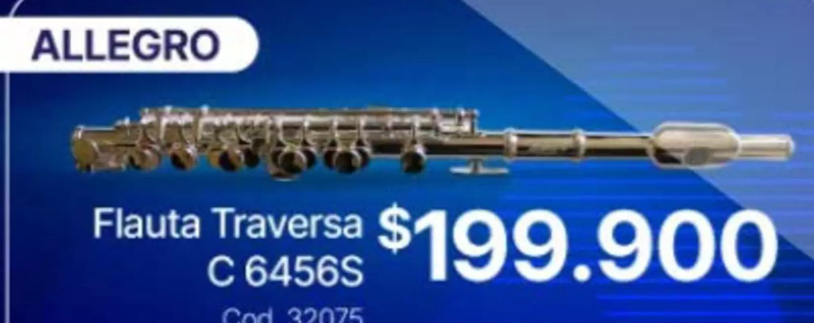 Flauta Traversa C 6456S