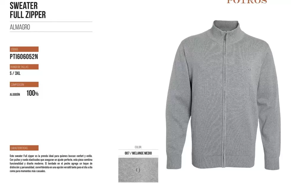 Ideal - Sweater Full Zipper