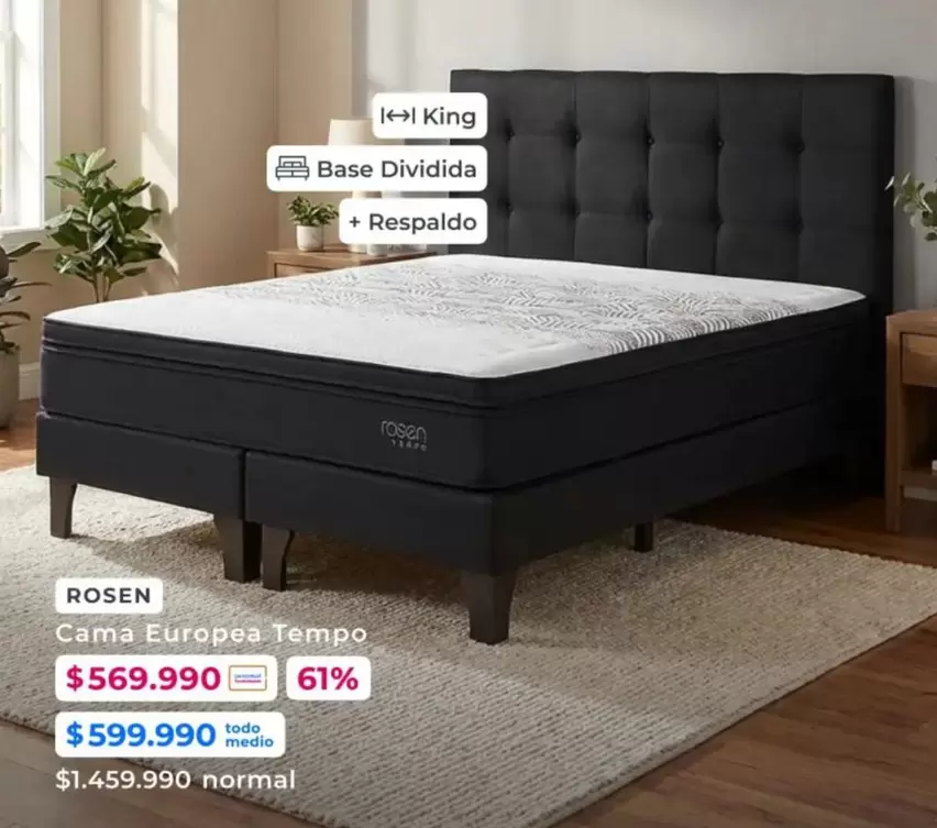 Rosen - Cama Europea Tempo