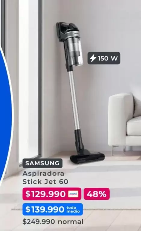 Samsung - Aspiradora Stick Jet 60