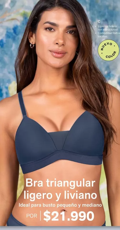 Ideal - Bra Triangular Ligero Y Liviano