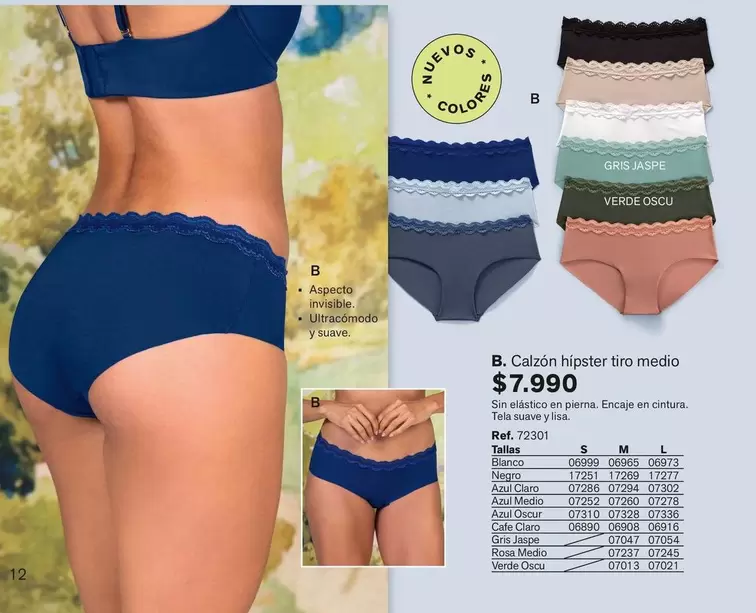 Suave - Calzon Hipster Tiro Medio