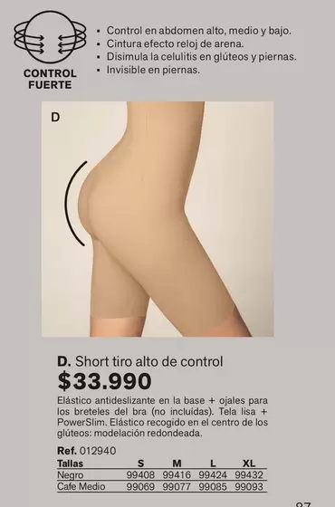 Control - Short Tiro Alto De