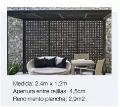 Apertura Entre Rejilla