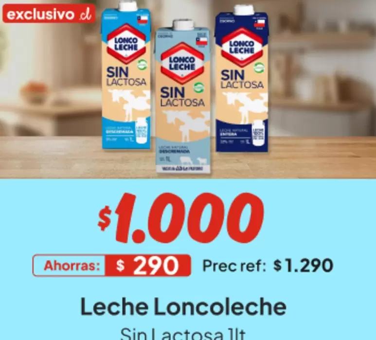 Lonco Leche - Leche Sin Lactosa