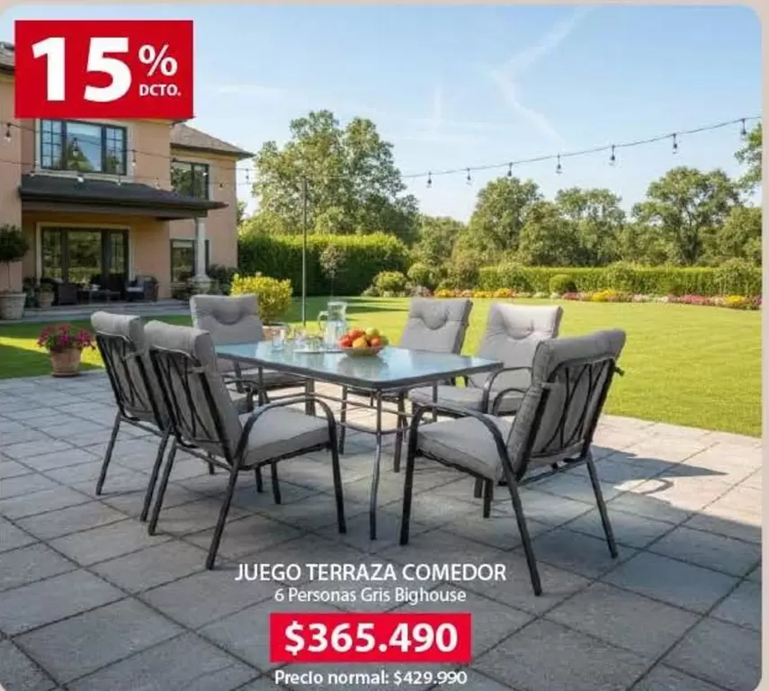 Juego Terraza Comedor