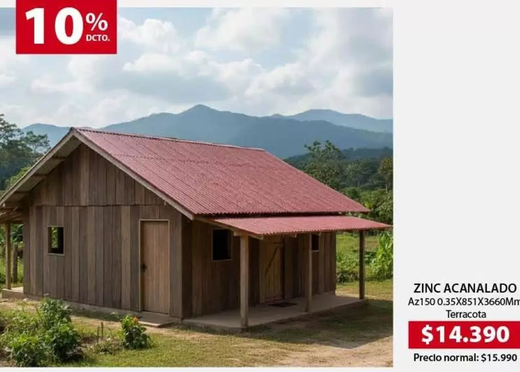 Zinc Acanalado