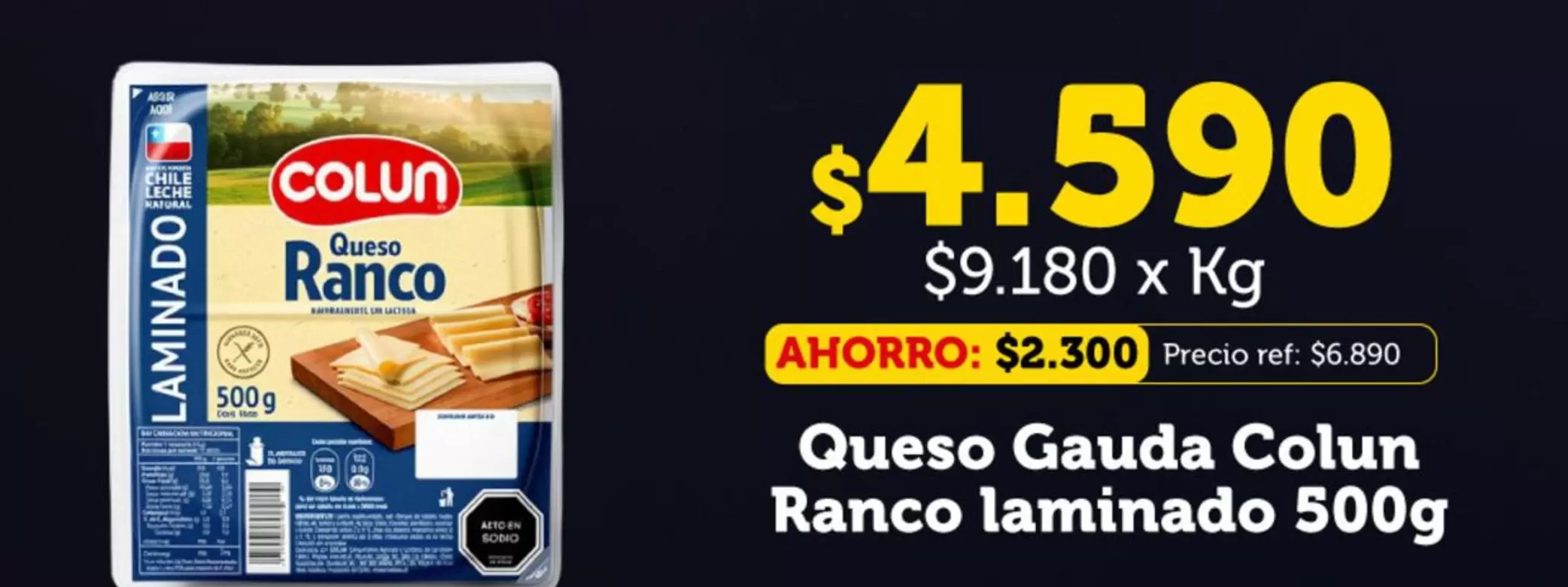 Colun - Queso Ranico Laminado