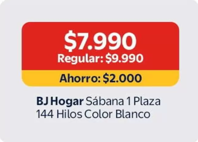 Mi Hogar - BJ Sabana 1 Plaza Color Blanco