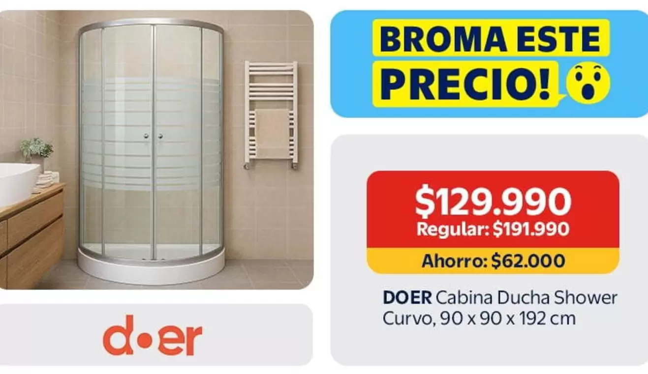 Cabina Ducha Shower Curvo