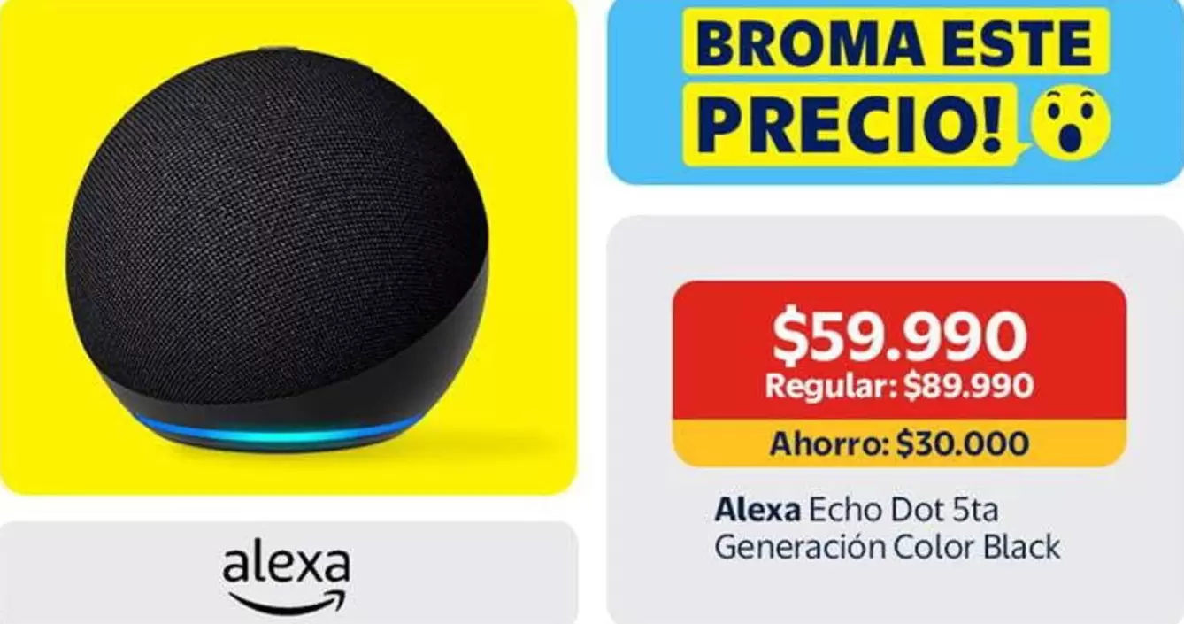 Echo Dot 5ta Generación Color Black